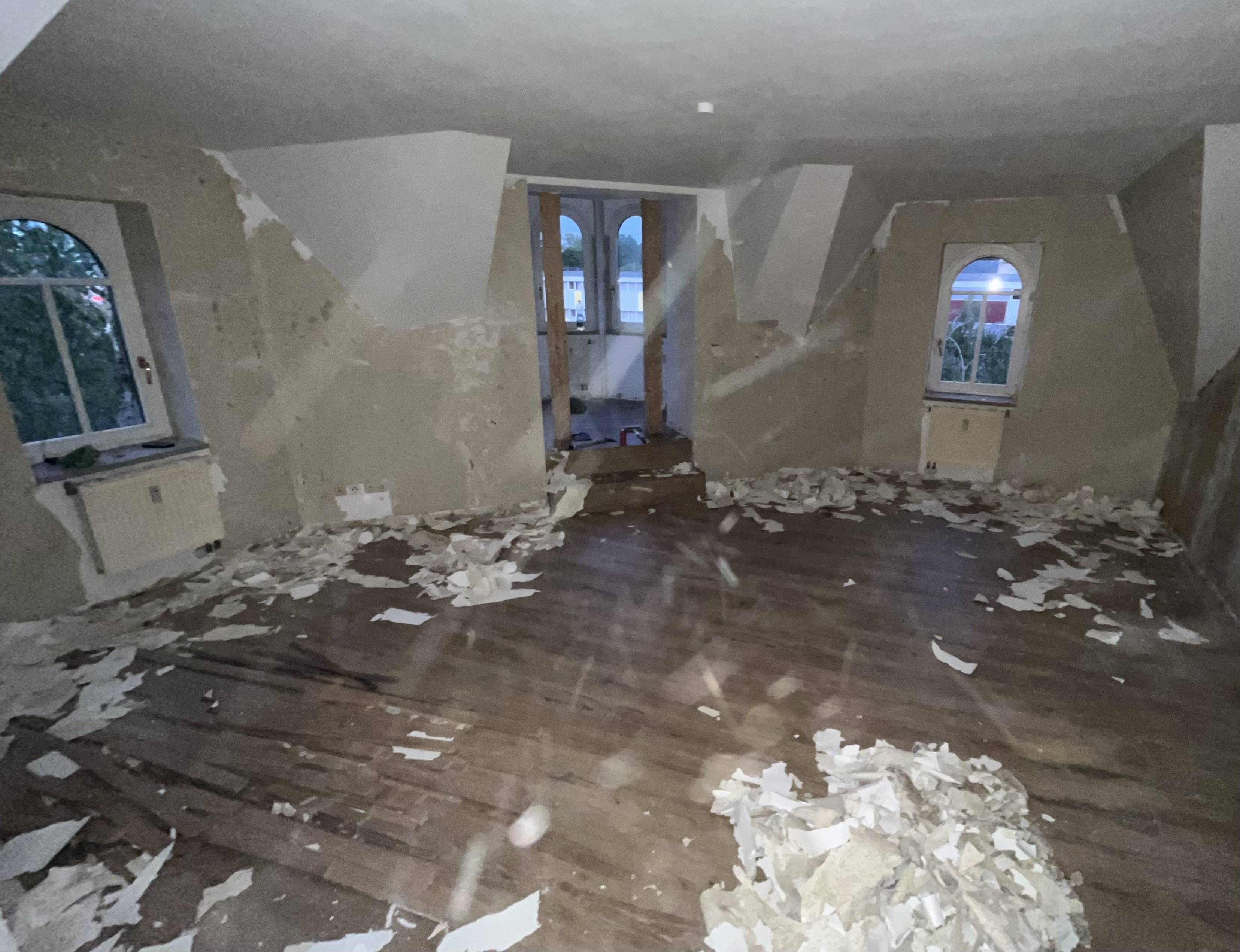 Wohnraum vor der Modernisierung